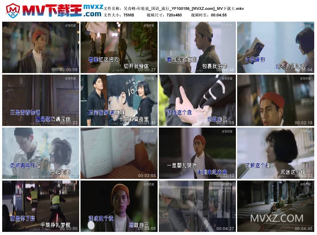 吴青峰-年轮说_国语_流行_YF100156
